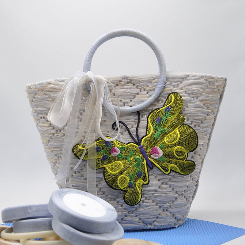 Embroidery Sheet - Bolsa de cubo para bordado, tejido