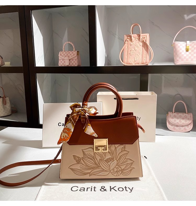 Embroidery Texture - Bolso de Mano Bordado Chino con
