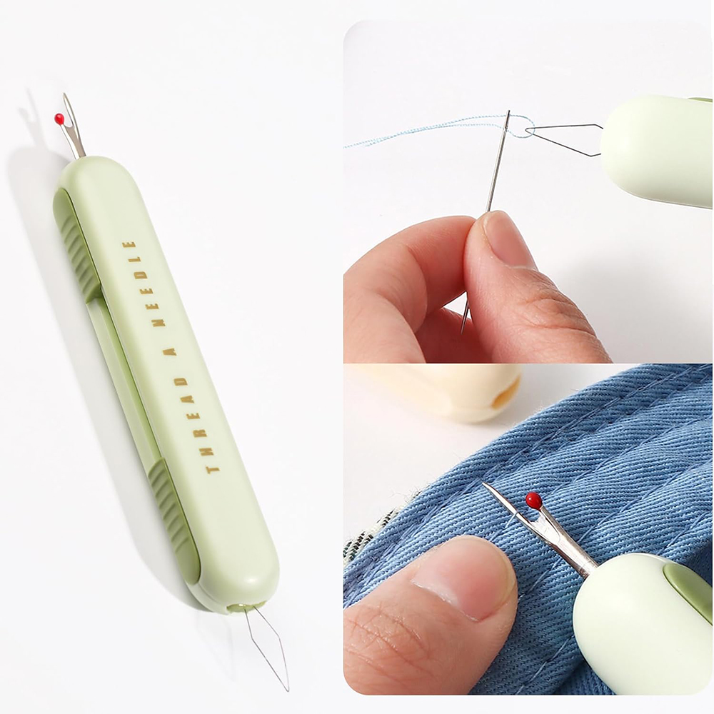Embroidery Removal - Enhebrador de agujas 2 en 1,