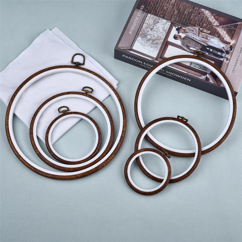 Conjunto de aros de bordado de - Embroidery Hoop Stand reseña y precio