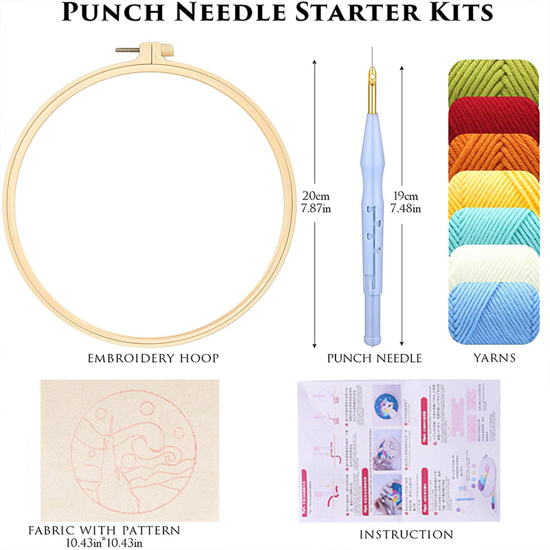 Kits de bordado con aguja perf - Embroidery Daisy Flower reseña y precio