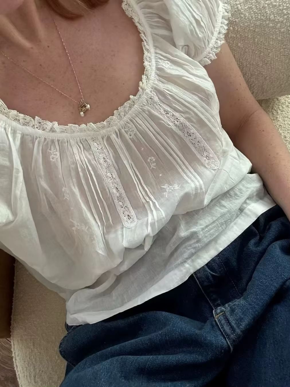 Blusa de Mujer con Encaje y Bo - Embroidery Patch reseña y precio