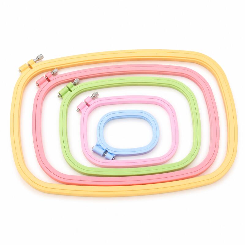 Juego de aros cuadrados de plá - Embroidery Ring Sizes reseña y precio