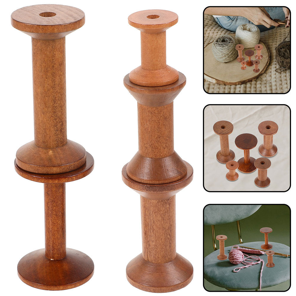 7 Bobinas de Madera Vintage pa - Embroidery Threads reseña y precio