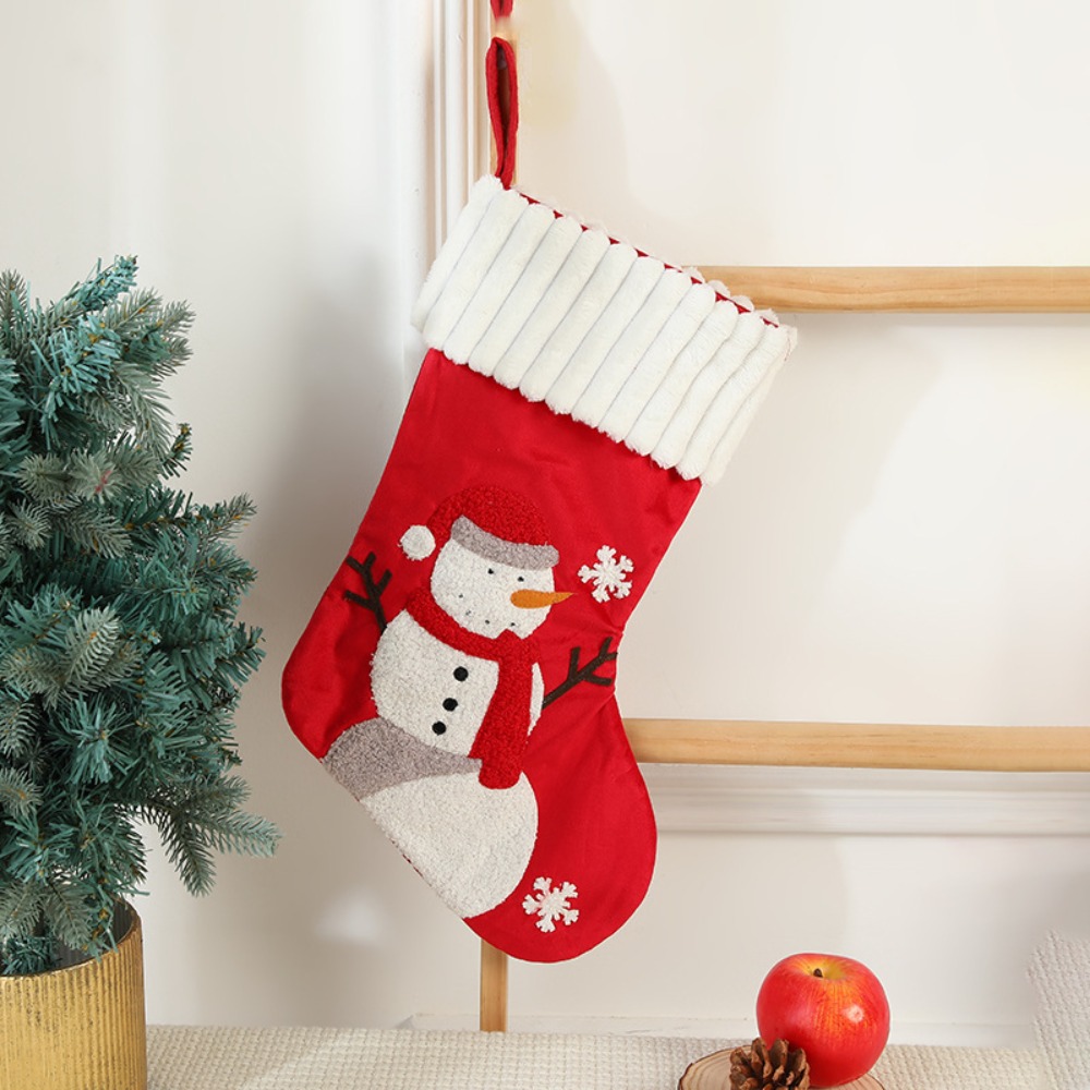Calcetín Navideño Bordado para - Embroidery Xmas Stocking reseña y precio
