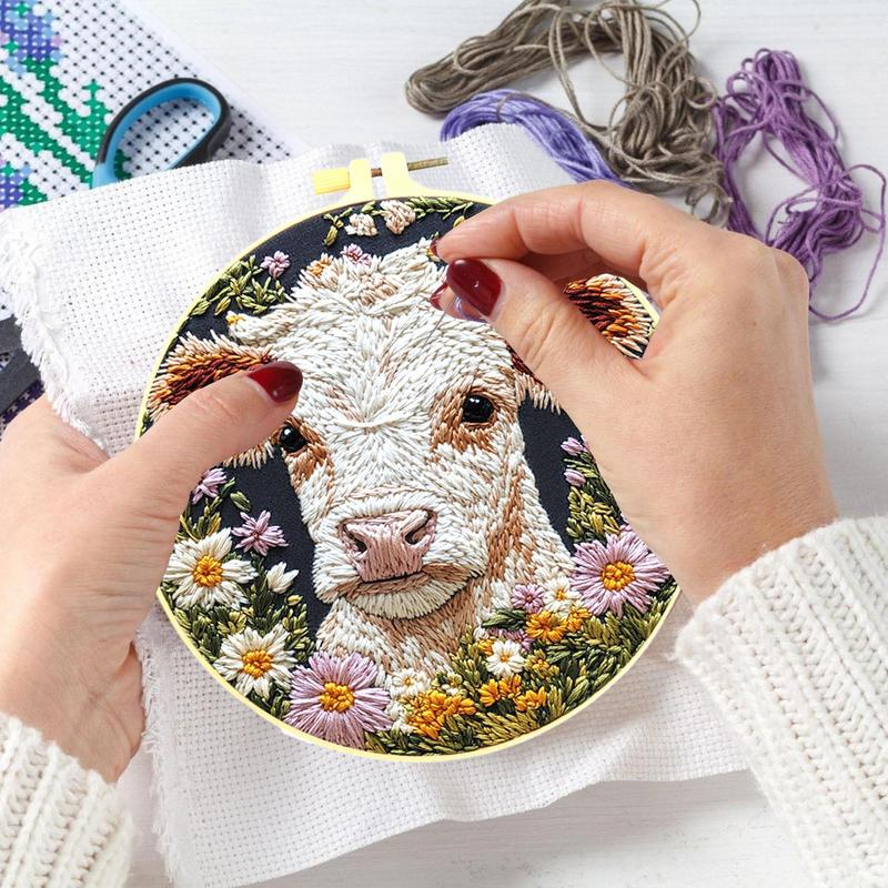Kits de bordado para adultos,  - Embroidery Daisy Flower reseña y precio
