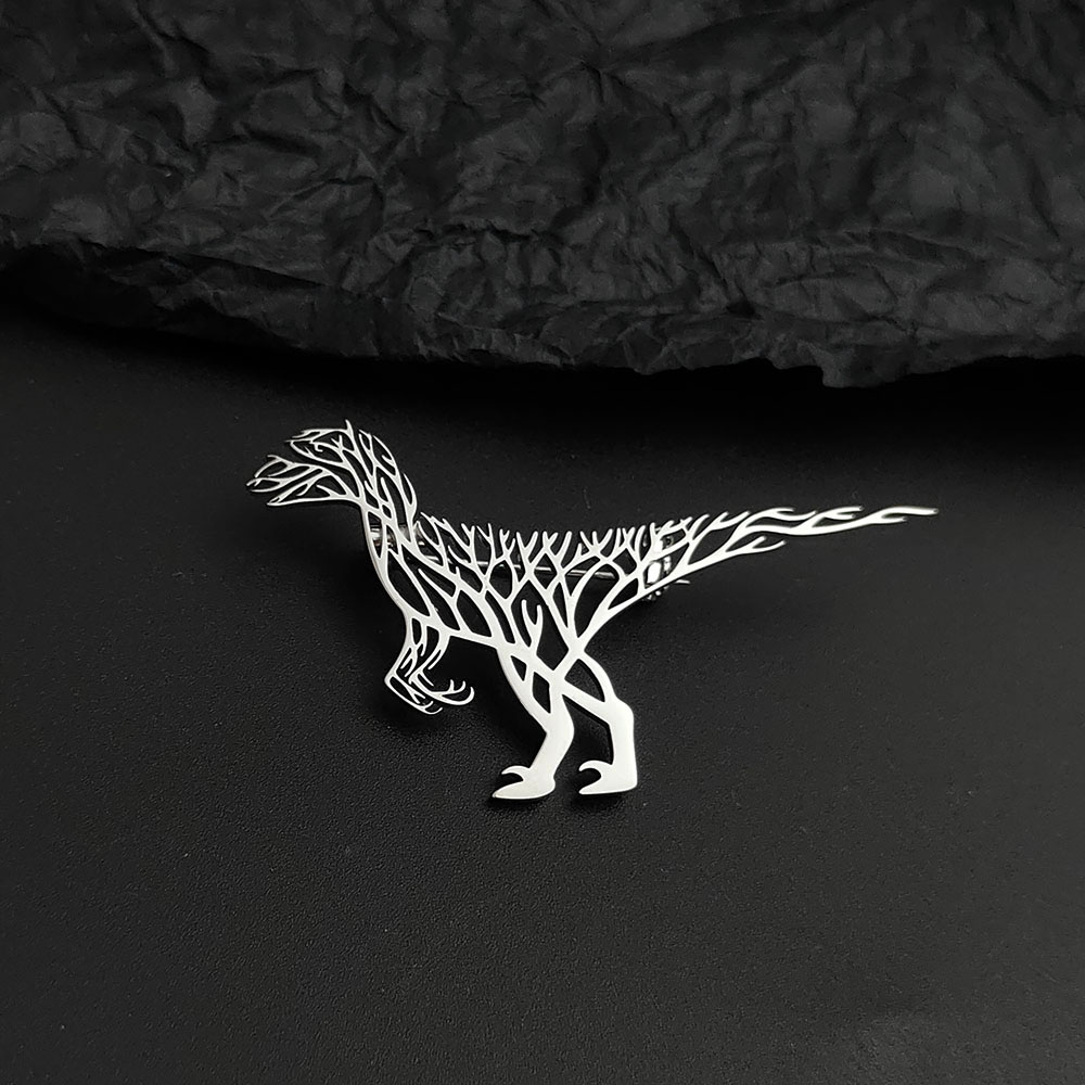 Broche creativo de acero inoxi - Embroidery Texture reseña y precio
