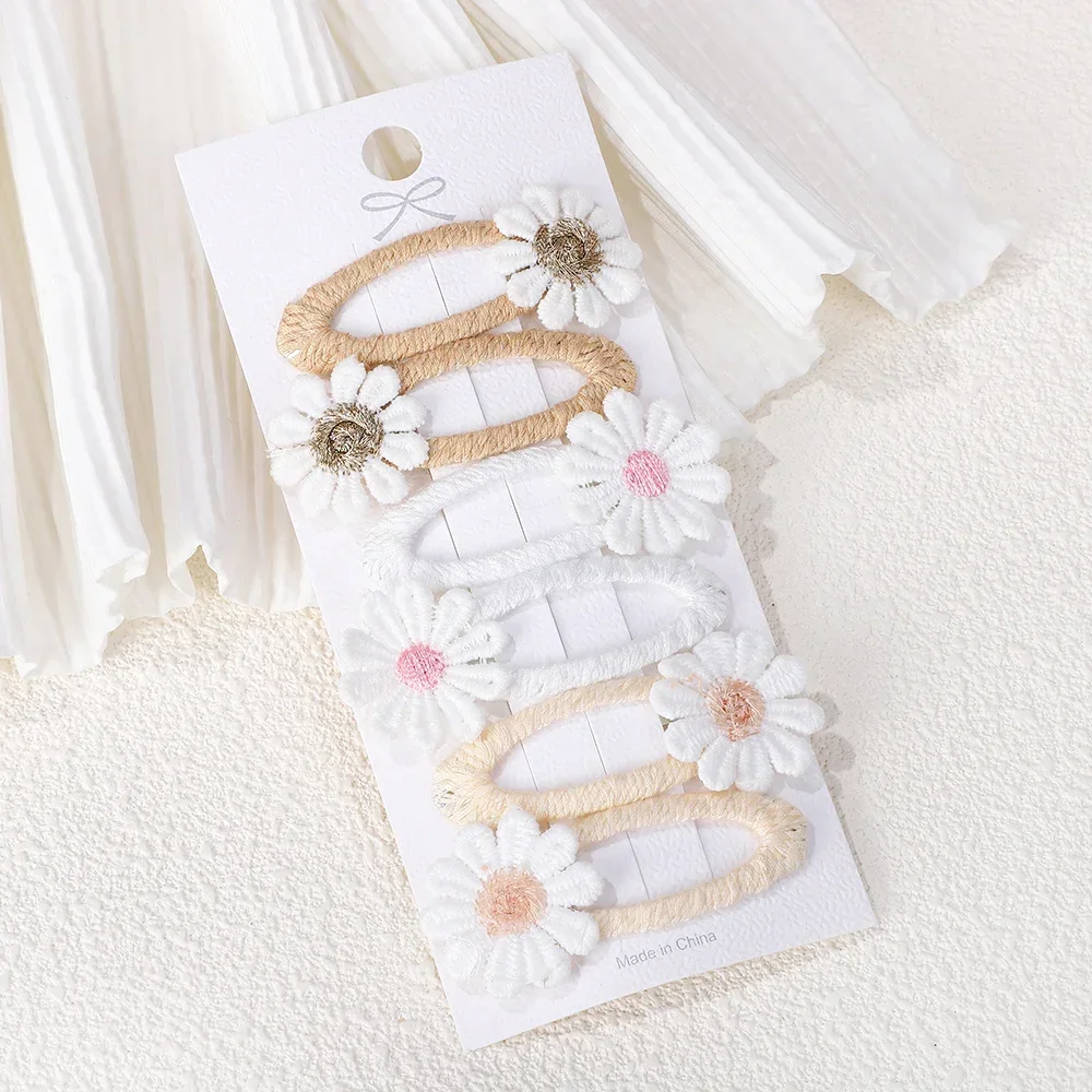 6 uds lindo Margarita flor pin - Embroidery Daisy Flower reseña y precio