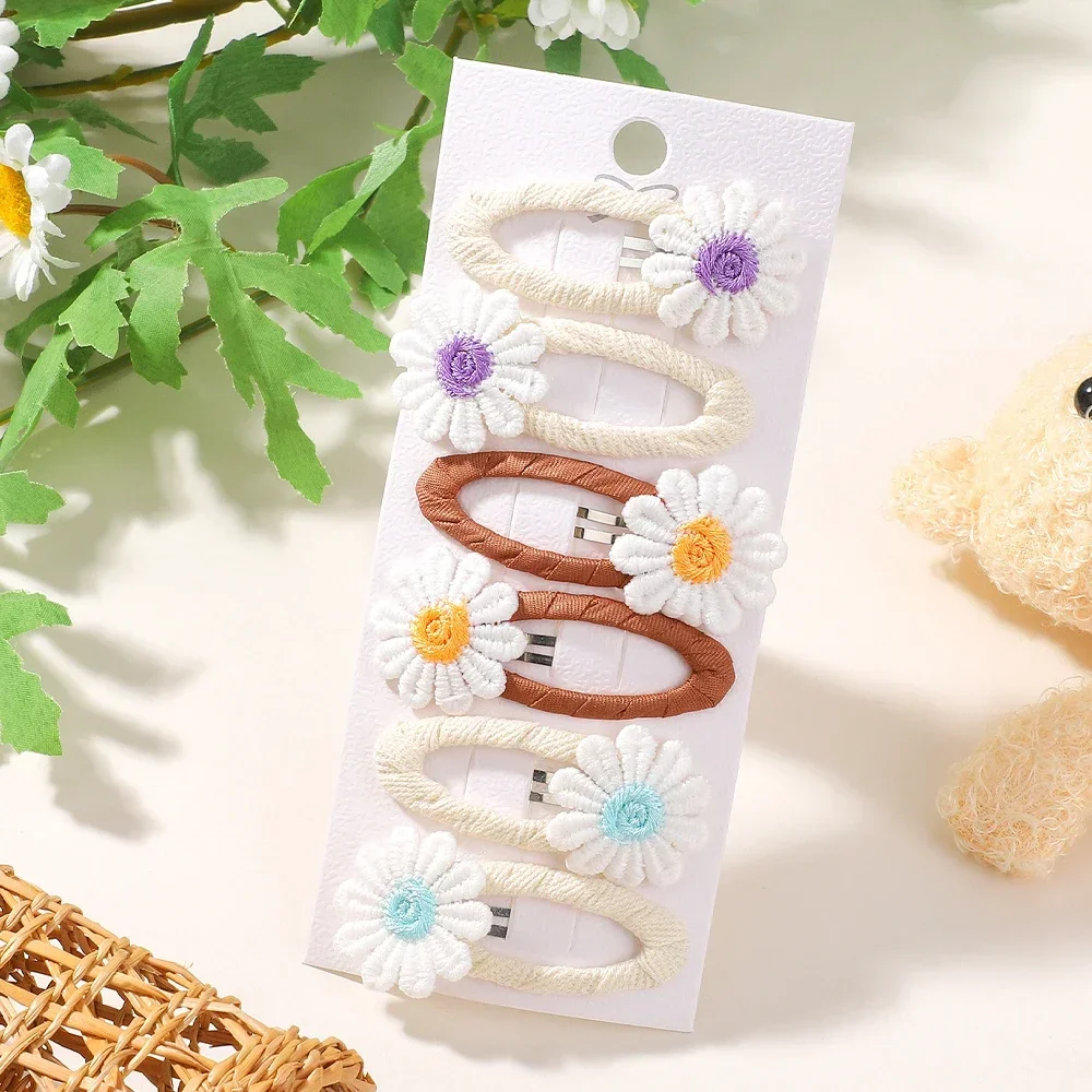 6 uds lindo Margarita flor pin - Embroidery Daisy Flower reseña y precio
