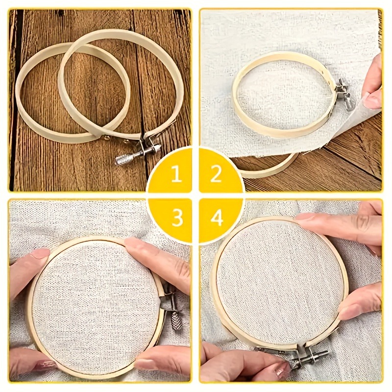 20 aros de bordado ajustables  - Embroidery Ring Sizes reseña y precio