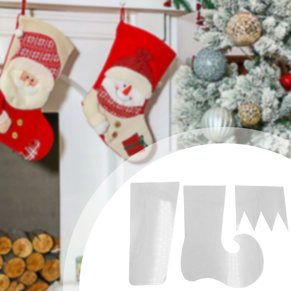 Plantilla de calcetín de Navid - Embroidery Xmas Stocking reseña y precio