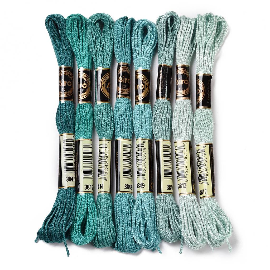 1 Juego de 8 rollos de hilo de - Embroidery Threads reseña y precio